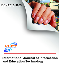 International Journal of Information and Education Technology