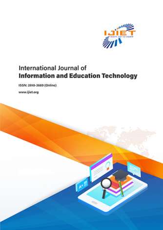 International Journal of Information and Education Technology